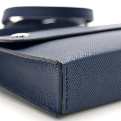 Hermes Epsom Hermesnap Wallet Bleu Navy 9 of 11