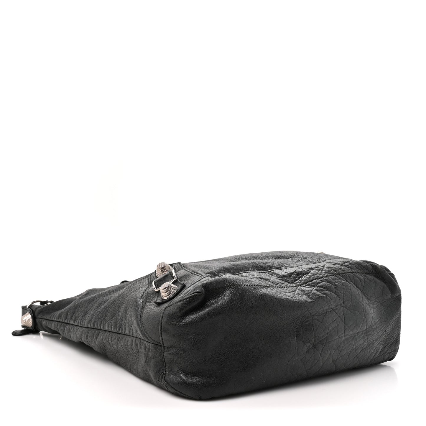 Chevre Giant 21 Silver Hardware Day Hobo Black