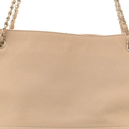 Chanel Caviar Stitched Shopping Tote Beige 8 of 12