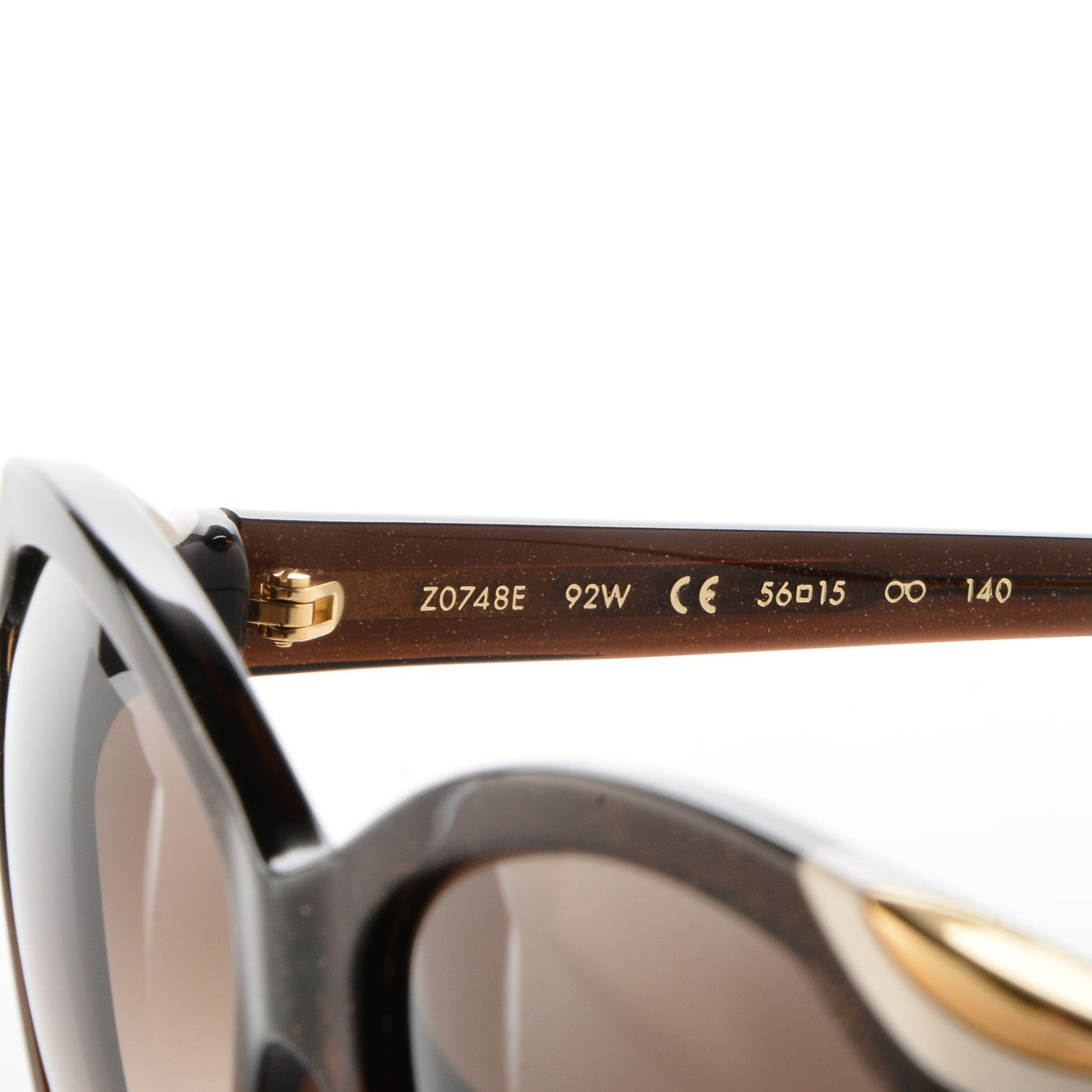 Louis Vuitton Ivy Cat Sunglasses Z0748E Brown 6 of 8