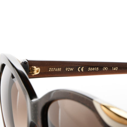 Louis Vuitton Ivy Cat Sunglasses Z0748E Brown 6 of 8