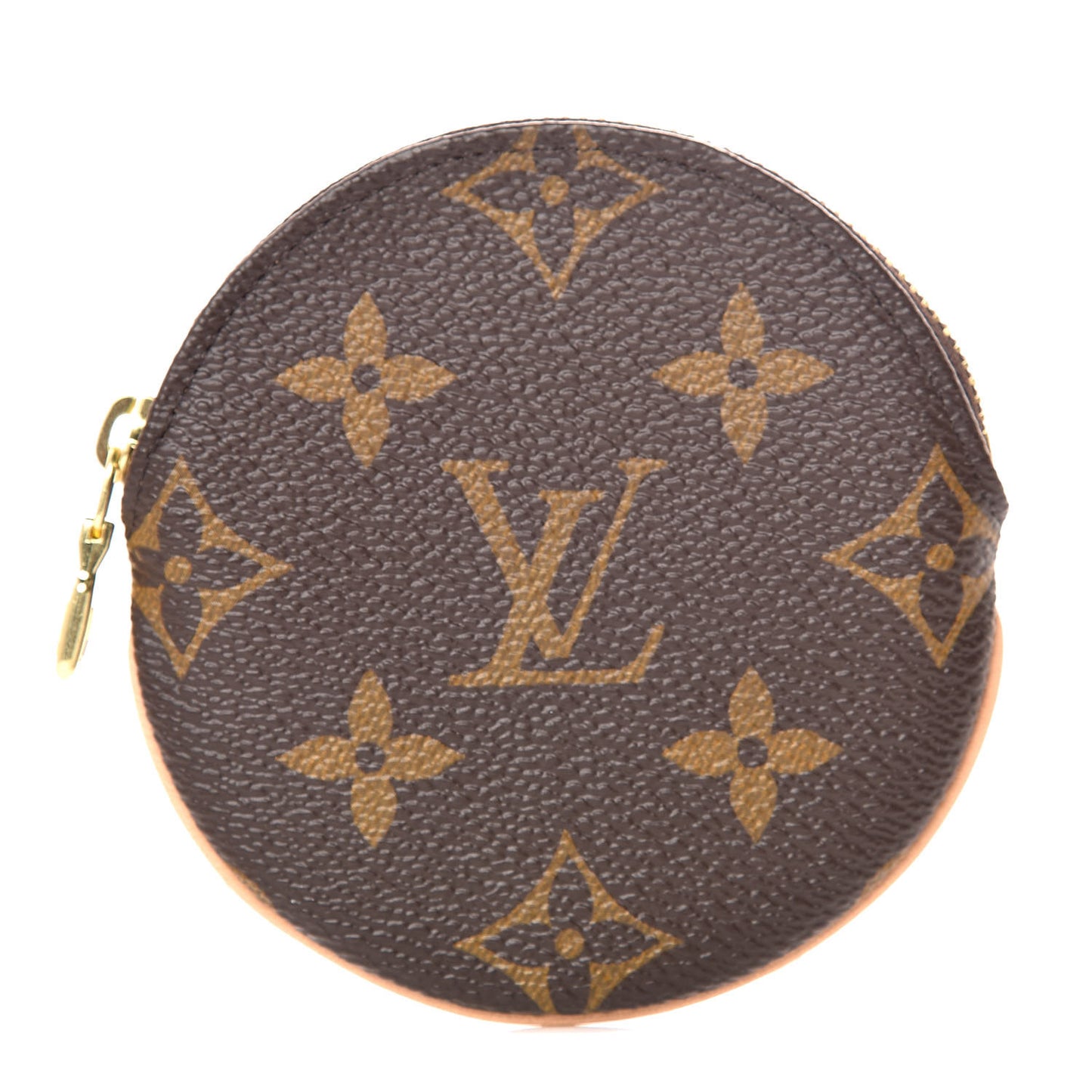Monogram Round Coin Purse