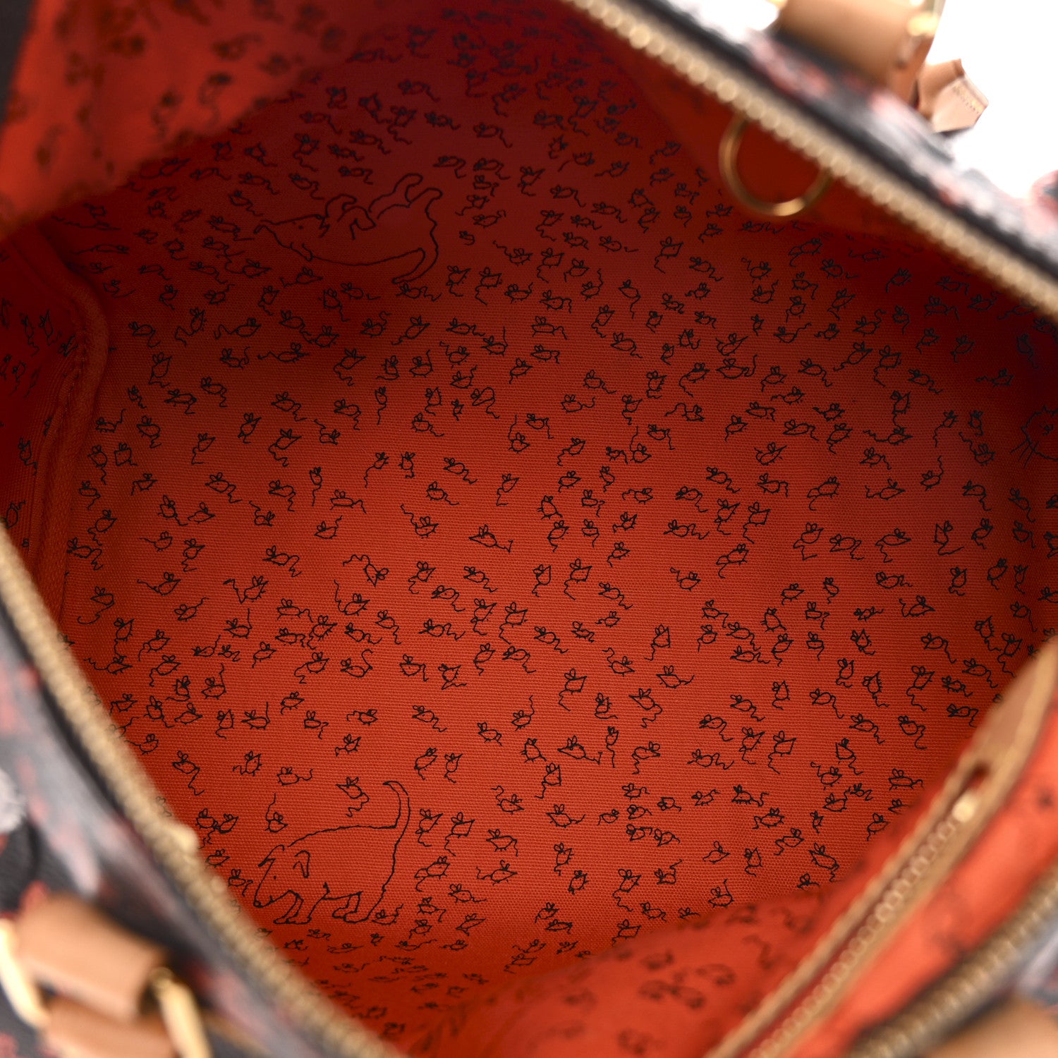 Louis Vuitton Catogram Speedy Bandouliere 30 Marron 5 of 14