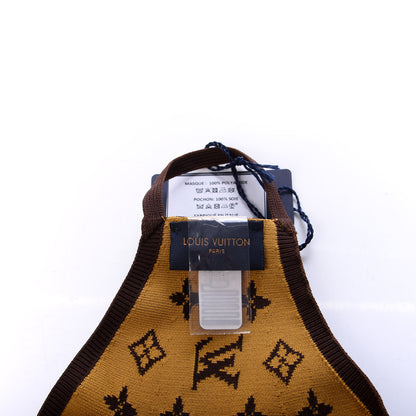 Louis Vuitton Monogram Knit Face Mask Brown 4 of 5
