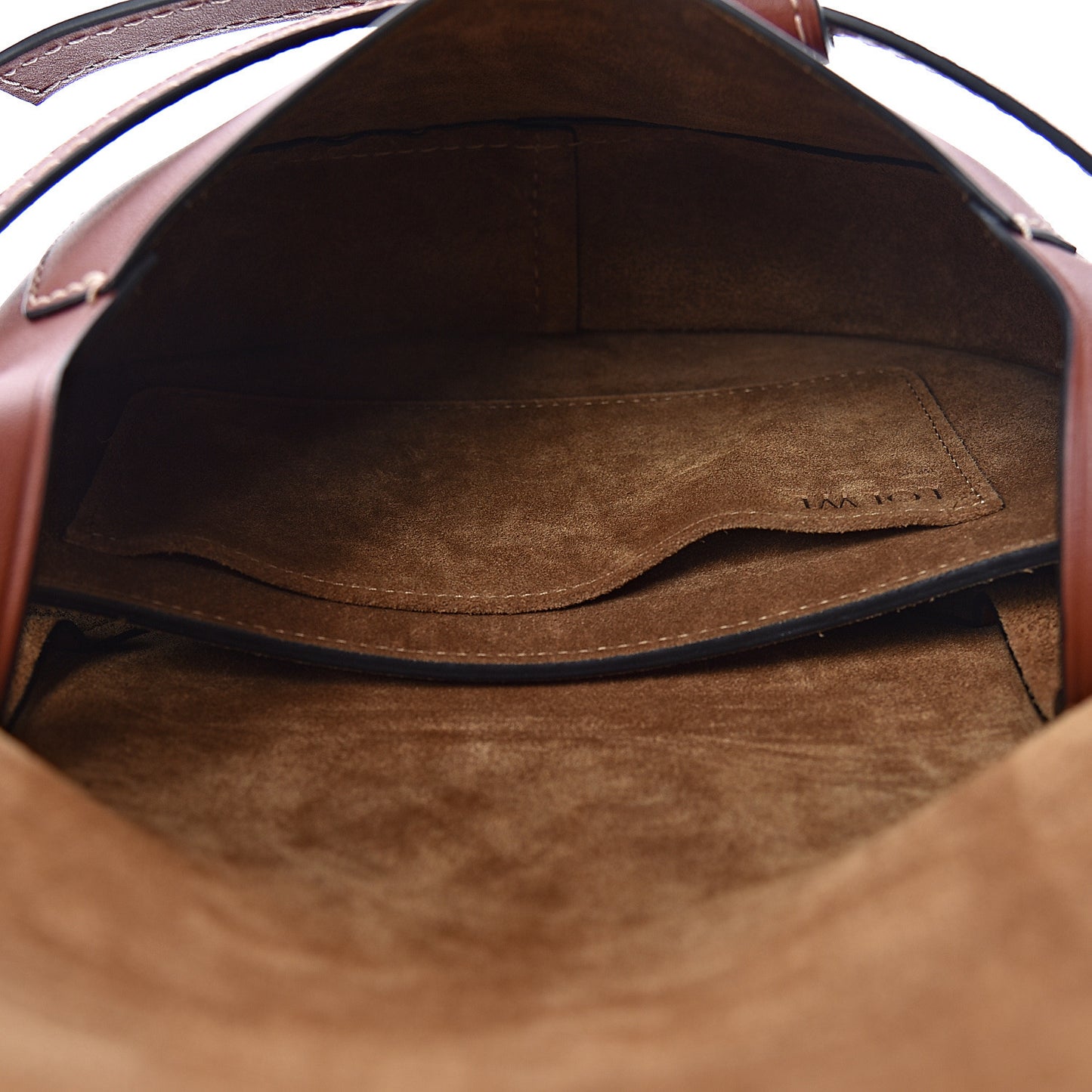 Calfskin Small Gate Crossbody Bag Rust