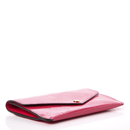 Louis Vuitton Vernis Jeanne Wallet Hot Pink 4 of 8