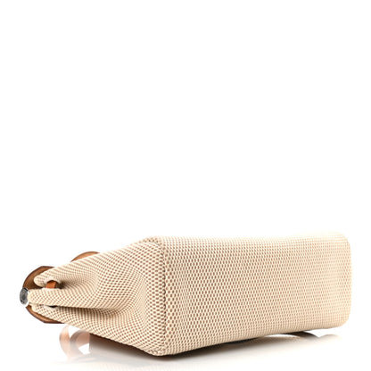 Hermes Toile Vache Calfskin Herbag 30 PM Backpack Natural 5 of 20