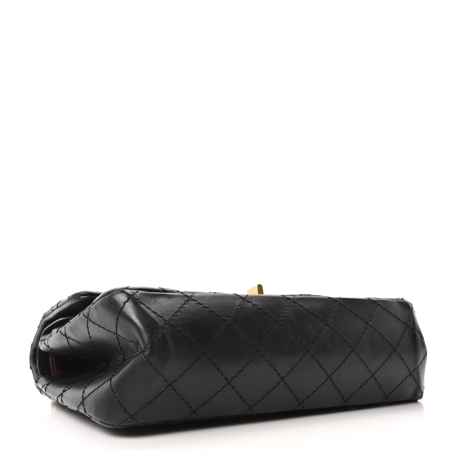 Chanel Aged Calfskin Quilted 2.55 Reissue 225 Flap Black 4 of 10