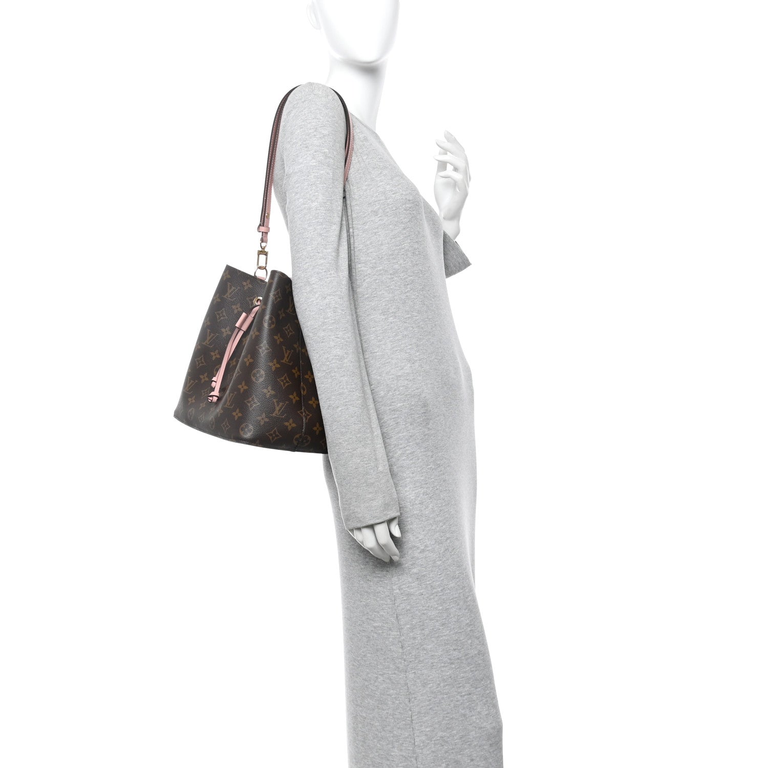 Louis Vuitton Monogram Neonoe MM Rose Poudre 2 of 9