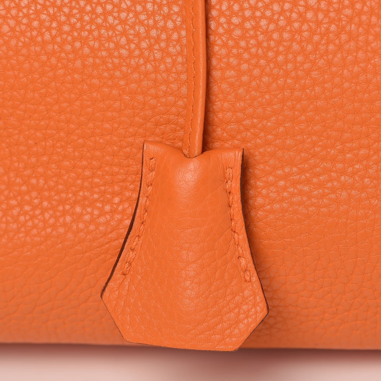 Hermes Taurillon Clemence Birkin 35 Orange 29 of 41