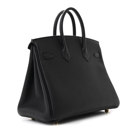 Hermes Togo Birkin 25 Black 3 of 11