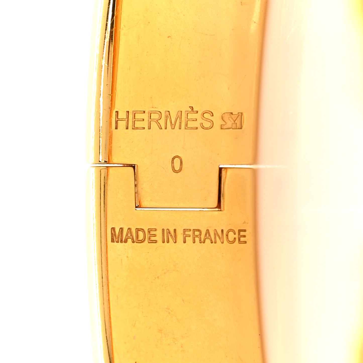 Enamel Narrow Clic Clac H Bracelet PM Black