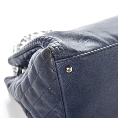 Chanel Calfskin Coco Bengal Open Accordion Tote Blue 15 of 15