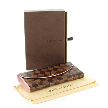 Louis Vuitton Damier Azur Caissa Wallet Rose Ballerine 4 of 7