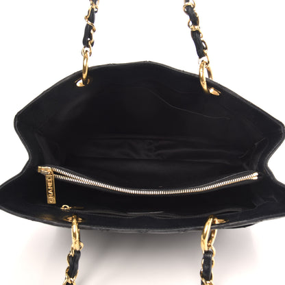 Chanel Caviar Quilted Grand Shopping Tote GST Black 5 of 12