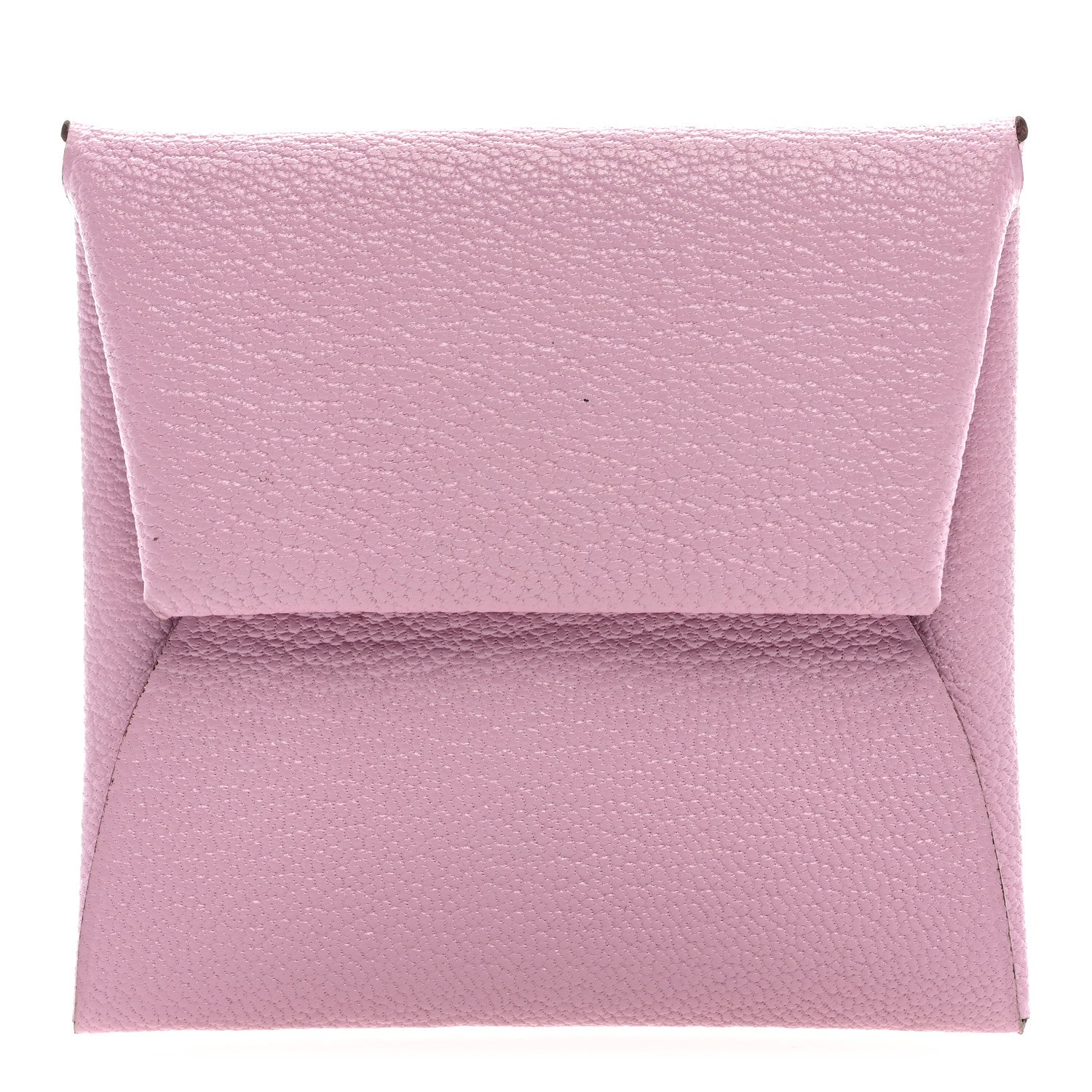 Hermes Chevre Mysore Bastia Coin Purse Mauve Sylvestre 1 of 6