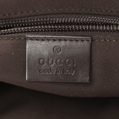 Gucci Monogram Medium Double Buckle Flap Messenger Bag Beige Dark Brown 6 of 8