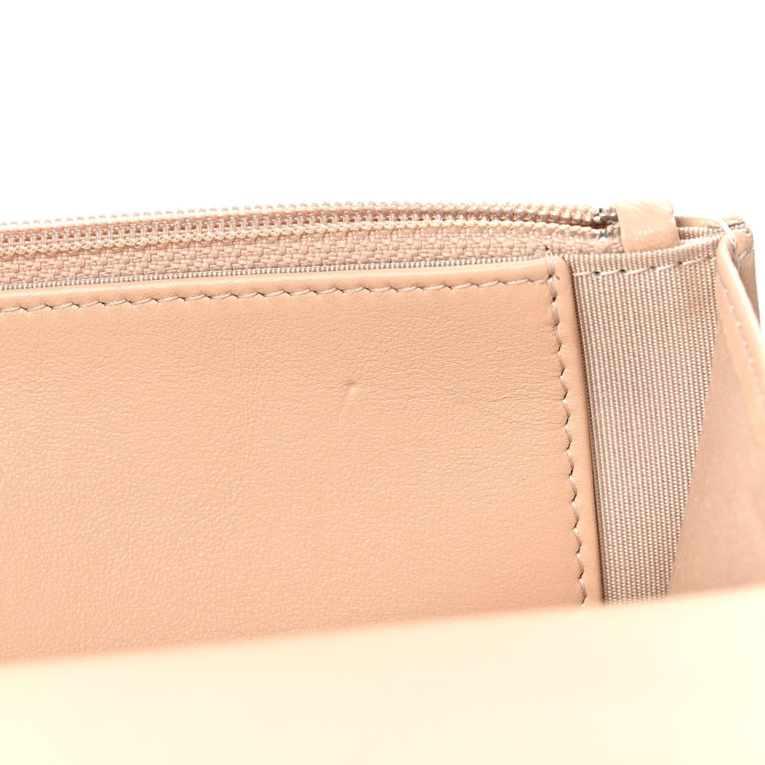 Chanel Lambskin Quilted Chanel 19 Wallet On Chain WOC Beige 11 of 14