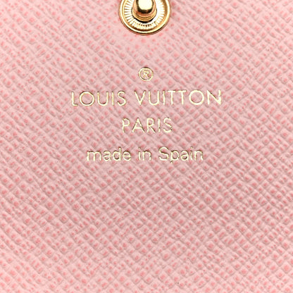 Louis Vuitton Damier Ebene Rosalie Coin Purse Rose Ballerine 6 of 8