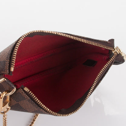 Louis Vuitton Damier Ebene Mini Pochette Accessories 5 of 7