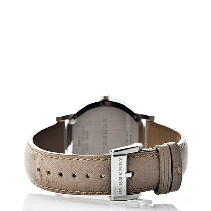 Burberry Stainless Steel Calfskin 38mm The City Quartz Watch Beige BU9010 4 of 10