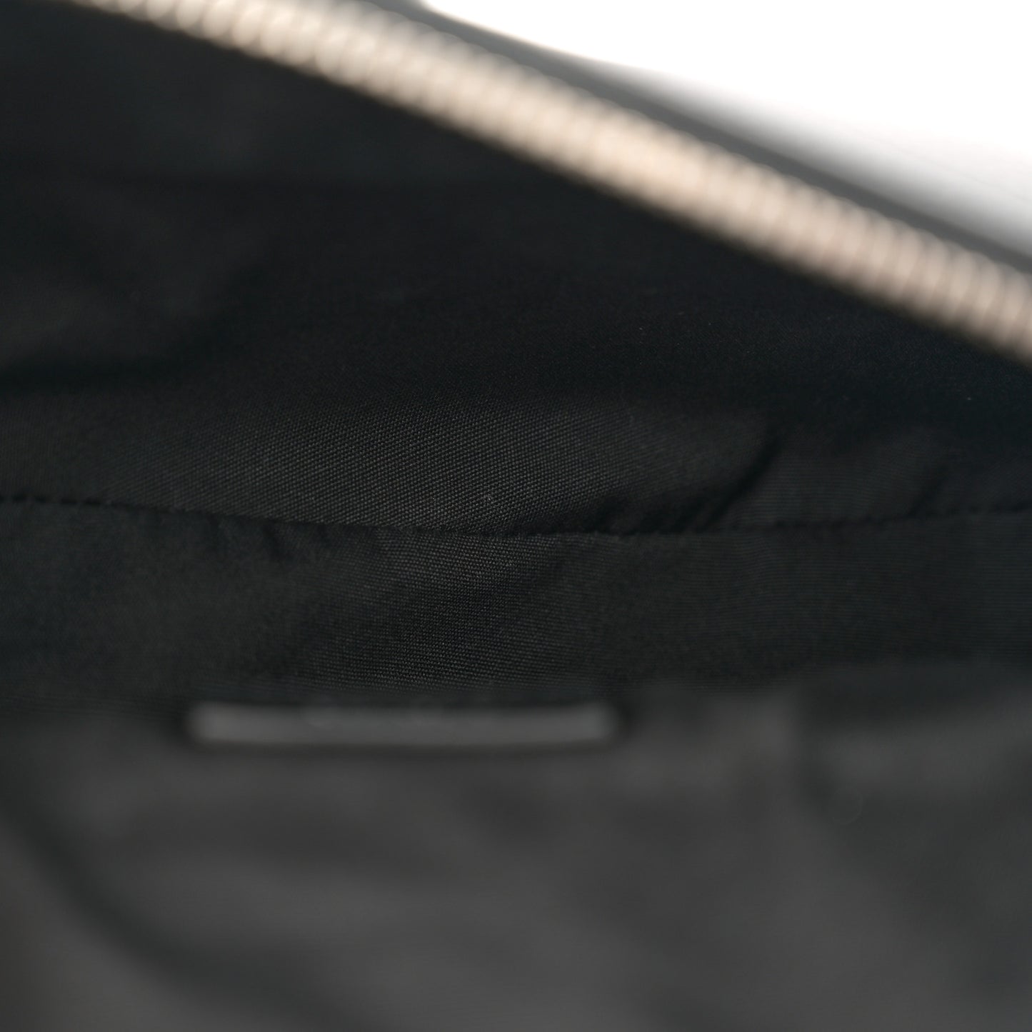 Grained Calfskin Mens Saddle Bag Black
