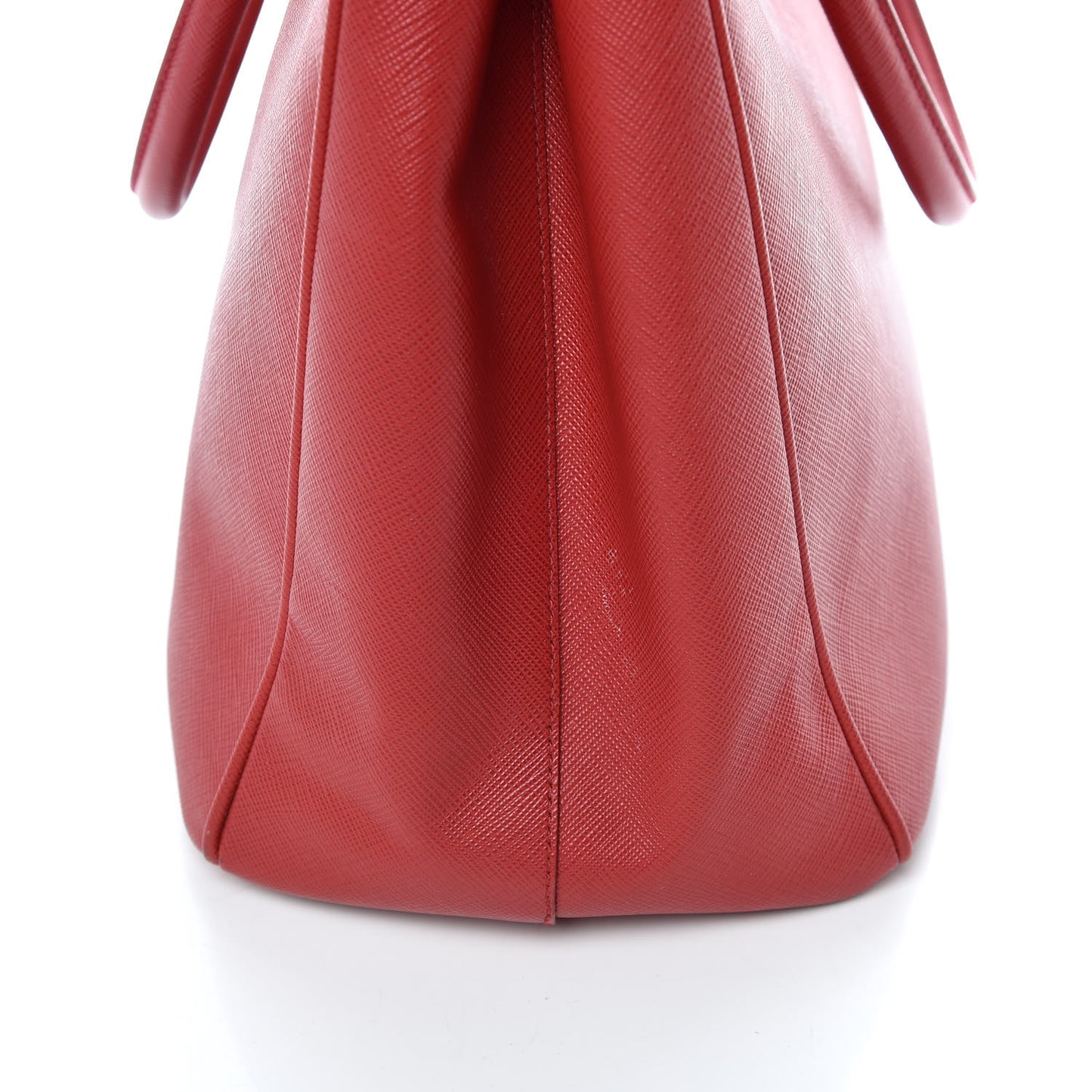 Saffiano Medium Galleria Double Zip Tote Fuoco