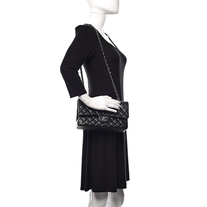 Chanel Caviar Quilted Medium Double Flap Black 2 of 14