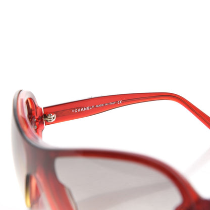 Chanel CC Logo Sunglasses 5066 Red 6 of 7