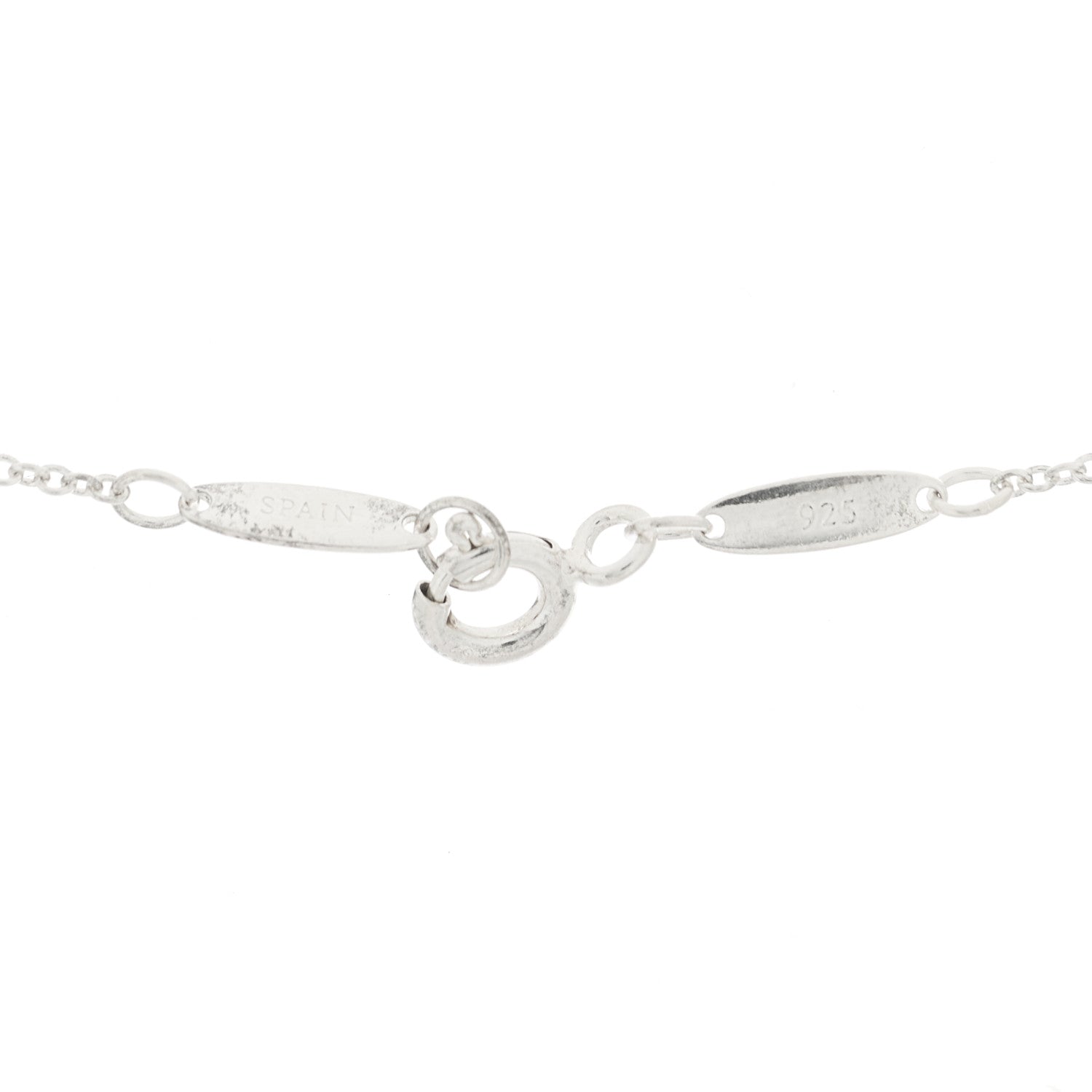 Tiffany Sterling Silver Elsa Peretti Letter N Pendant Necklace 5 of 7