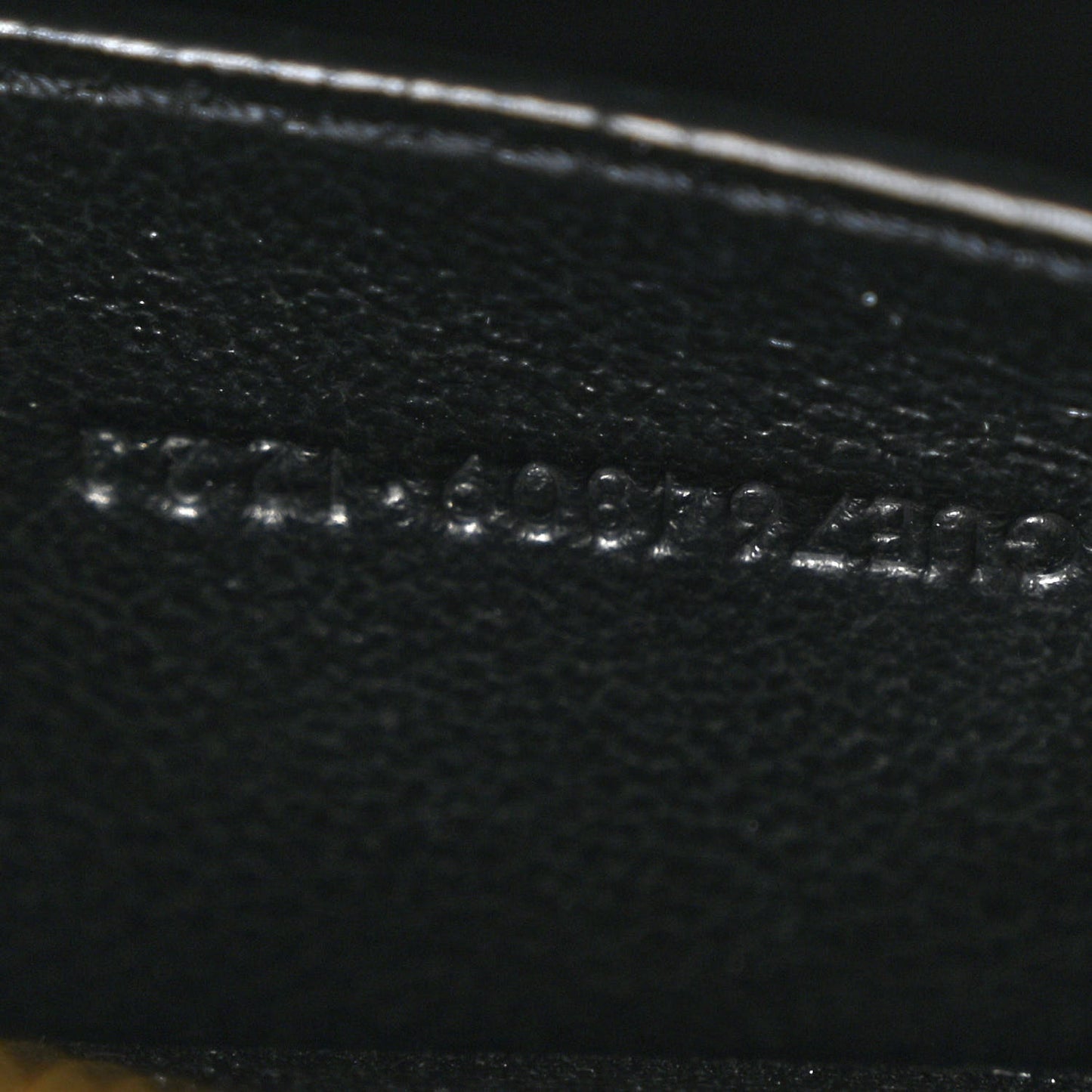 Patent Calfskin Carre Quilted Cassandre Mini Camera Bag Black