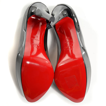 Christian Louboutin Patent Bianca 140 Pumps 36.5 Black 7 of 7
