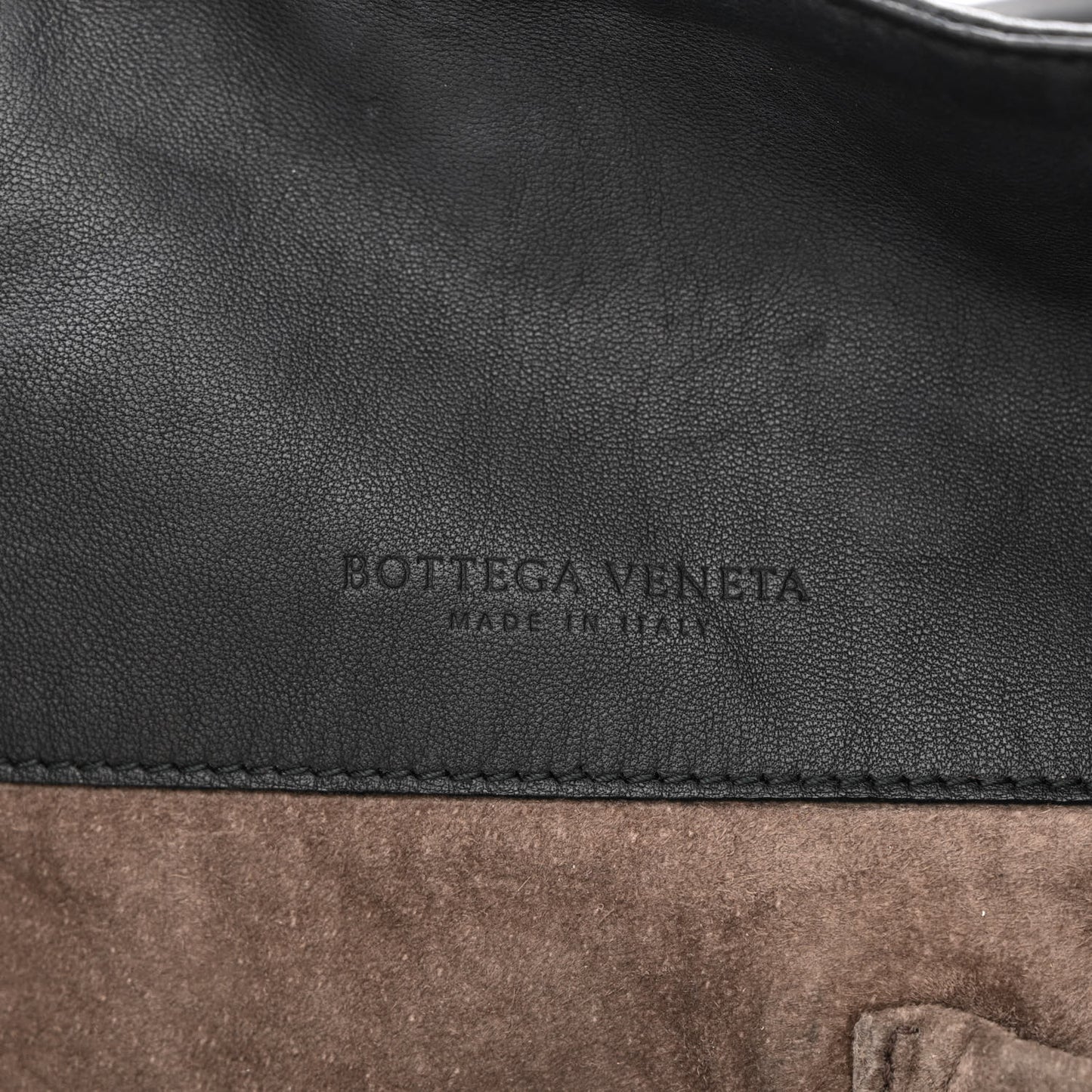 Lambskin Intrecciato Tote Black