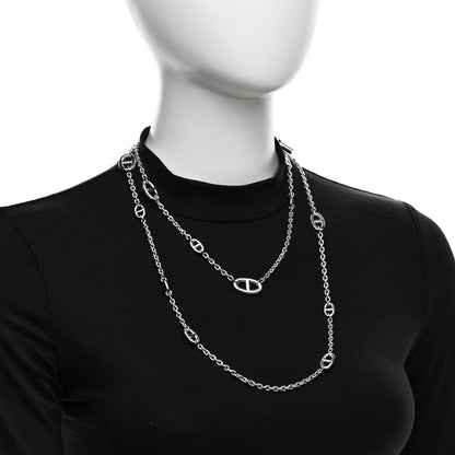 Hermes Sterling Silver Farandole Necklace 120 2 of 5