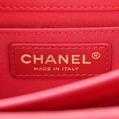 Chanel Calfskin Quilted Everyday Chic Single Flap Red 6 of 11