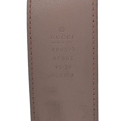 Gucci Calfskin Double G 40mm Belt 95 38 Porcelain Rose 3 of 6