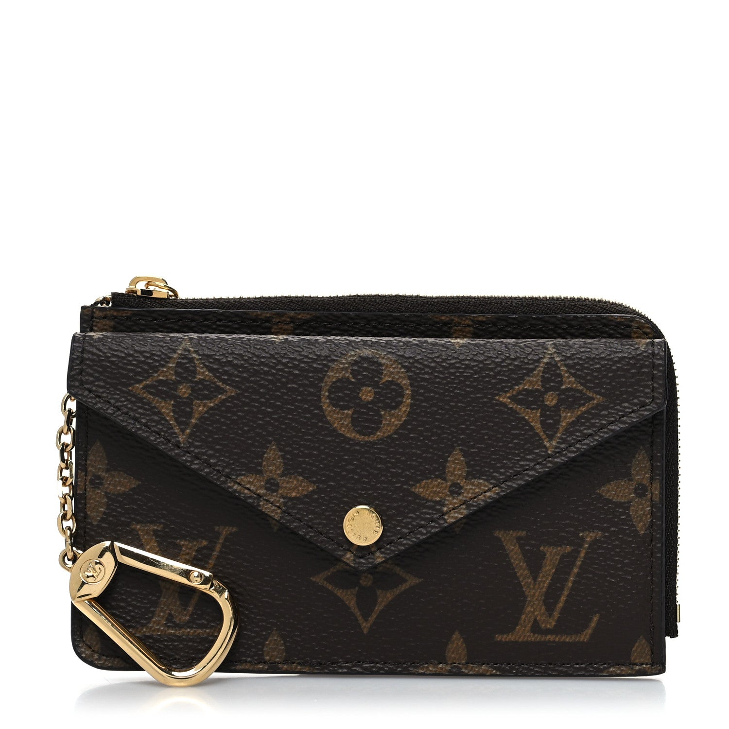 Louis Vuitton Monogram Recto Verso Card Holder Black 1 of 8