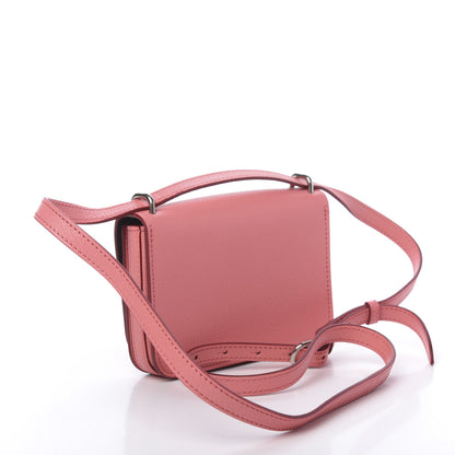 Burberry Goatskin Mini D-Ring Bag Bright Coral Pink 3 of 10