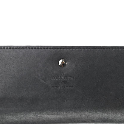 Louis Vuitton Mat Monogram Porte Tresor International Black 6 of 9