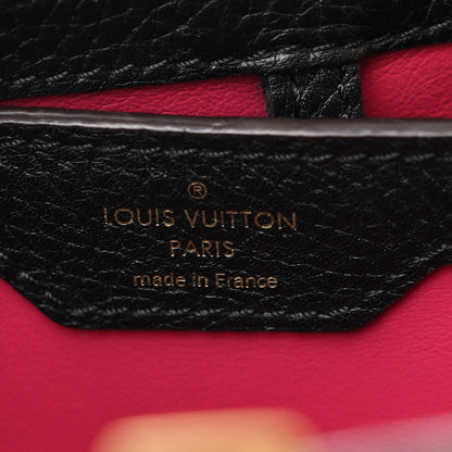 Louis Vuitton Taurillon Capucines PM Black 7 of 11