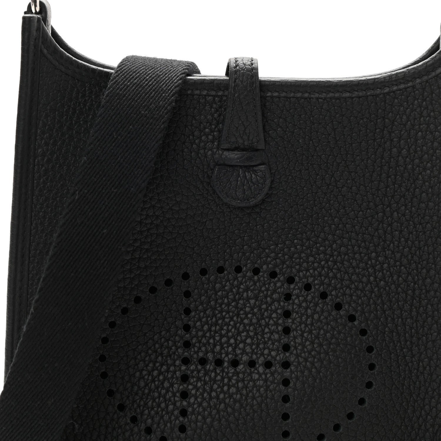 Hermes Taurillon Clemence Evelyne TPM Black 8 of 11