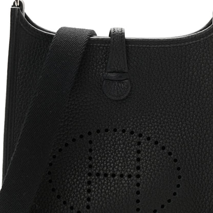 Hermes Taurillon Clemence Evelyne TPM Black 8 of 11