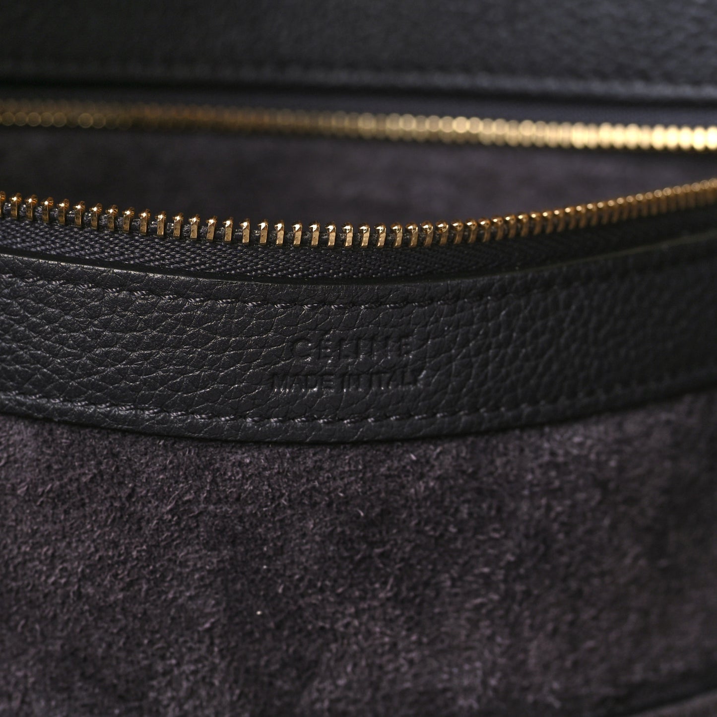 Soft Grained Calfskin Small Belt Cabas Phantom Navy