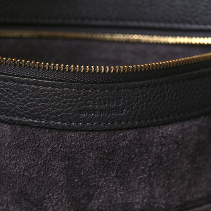 Celine Soft Grained Calfskin Small Belt Cabas Phantom Navy 5 of 8