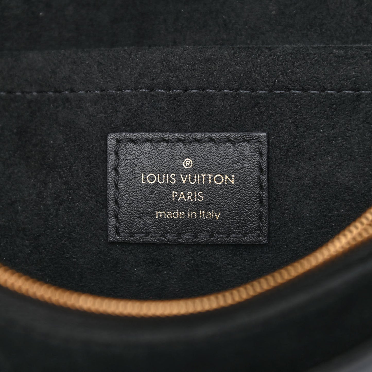 Calfskin LV New Wave Chain Bag Black