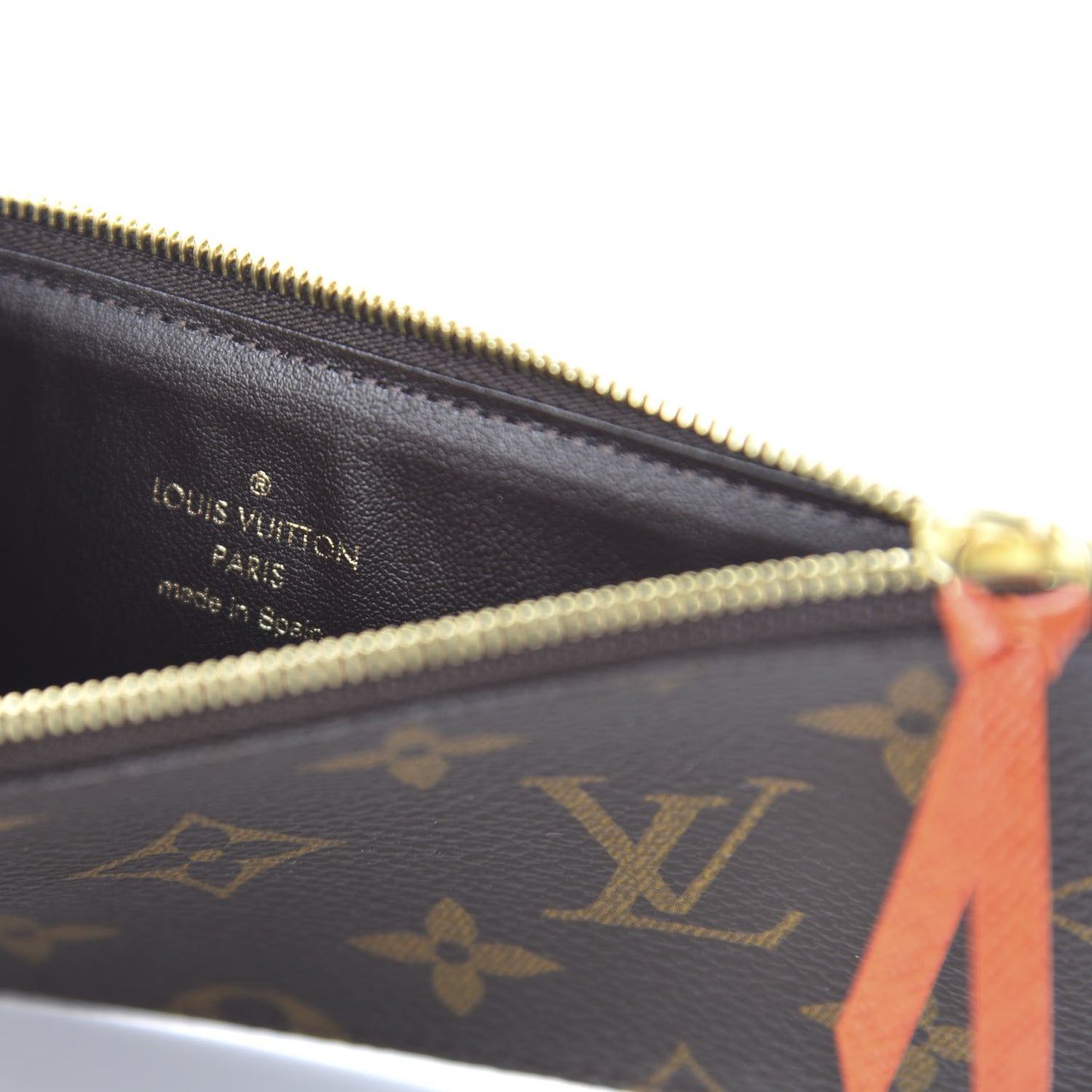 Monogram Josephine Wallet Zippered Insert Poppy