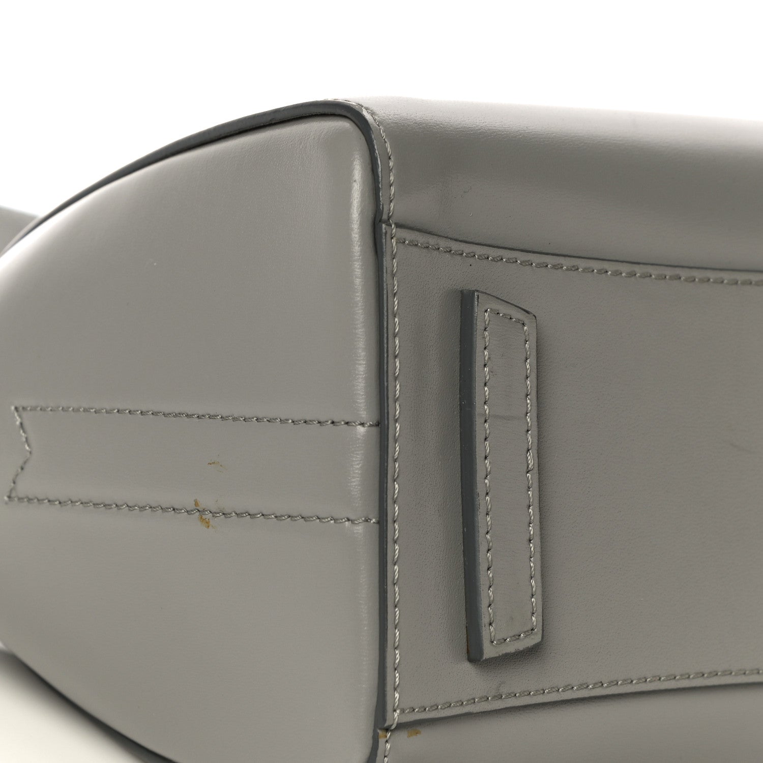 Givenchy Shiny Lord Calfskin Mini Antigona Pearl Grey 9 of 17