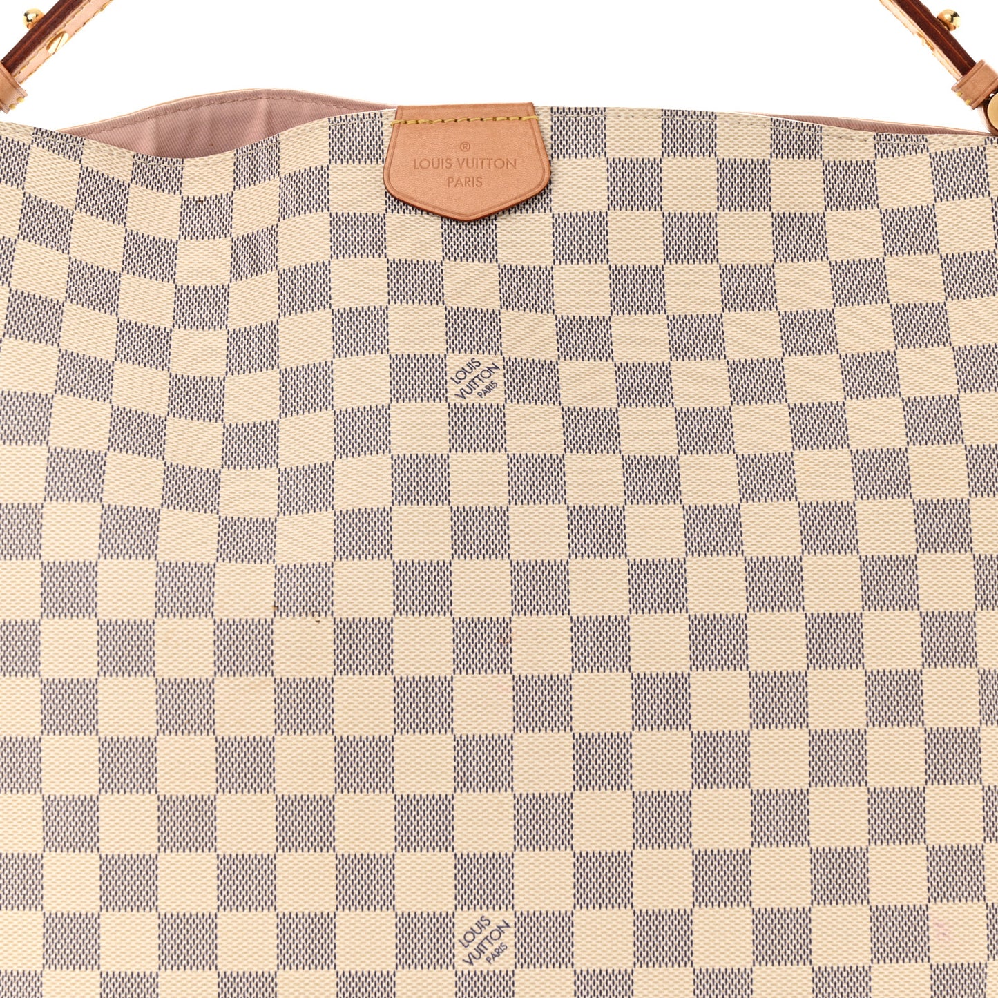 Damier Azur Graceful MM Rose Ballerine