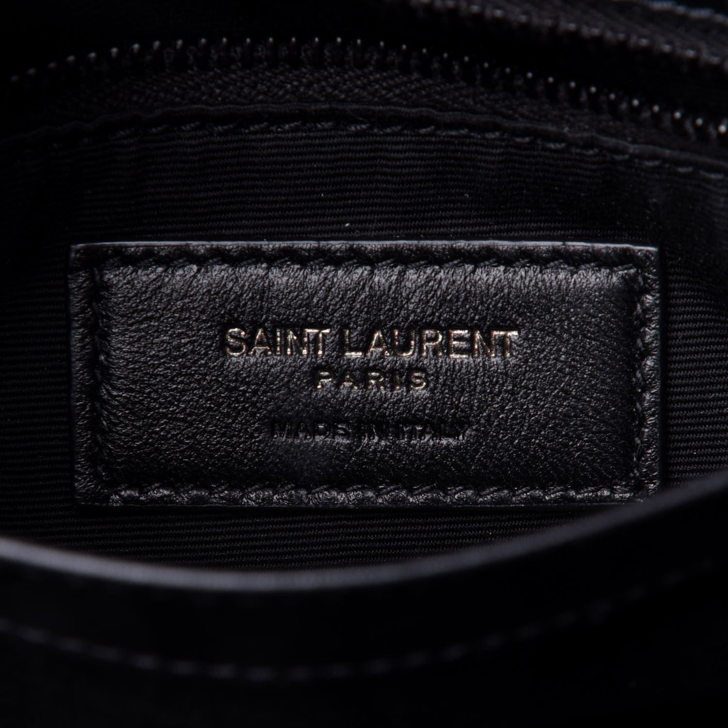 Saint Laurent Calfskin Y Quilted Monogram Toy Loulou Crossbody Bag Black 8 of 11