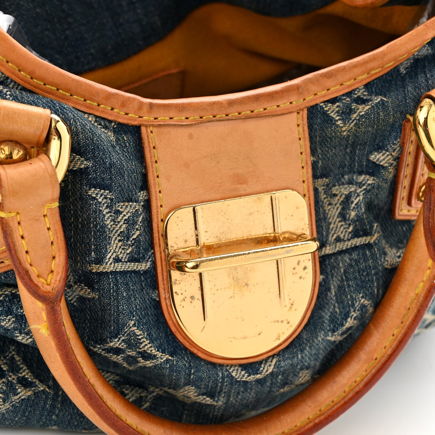 Monogram Denim Pleaty Blue